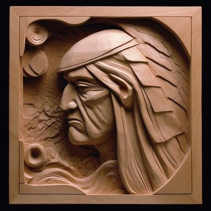 نموذج ثلاثي الأبعاد لآلة CNC 3D Art 